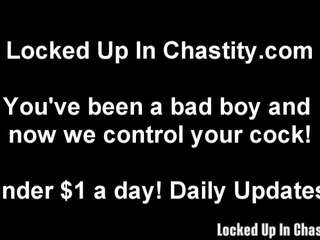 How Does it Feel to be Locked in Chastity: Free HD sex film a0
